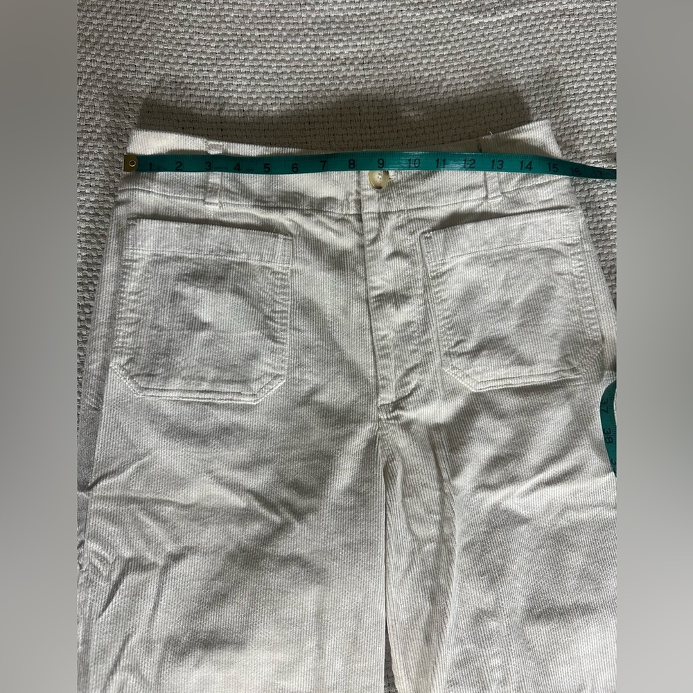 Anthropologie Maeve The Colette Corduroy Crop Wide-Leg Pants - Size 30 - Picture 11 of 12